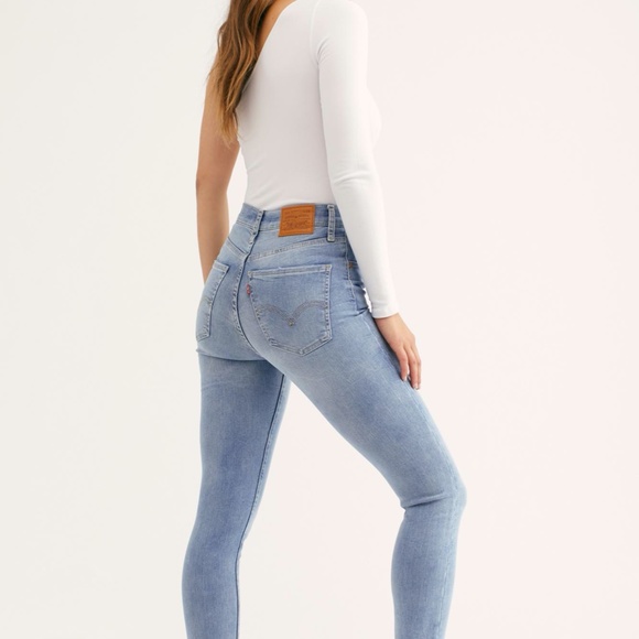 Levi’s Mile High Skinny Jean Light Wash - Picture 3 of 7